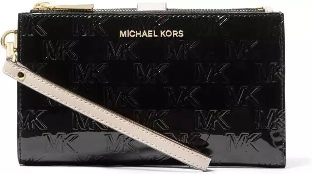 Кошелек Michael Kors Jet Set Double Zip Wristlet, черный