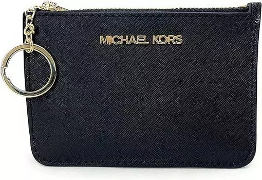 Кошелек Michael Kors Jet Set Travel Small Top Zip Coin With ID Holder, черный