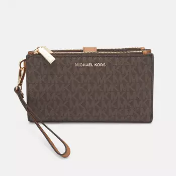 Кошелек Michael Kors Jet Set Wristlet, коричневый