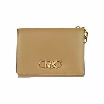 Кошелек Michael Kors Parker Trifold Flap, бежевый