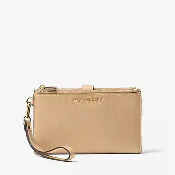 Кошелек Michael Michael Kors Adele Leather Smartphone, бежевый