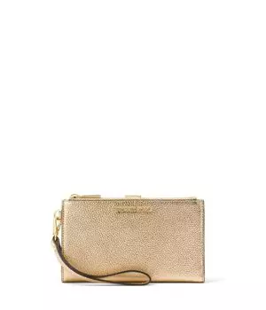 Кошелек MICHAEL Michael Kors Bi-Fold Wristlet With Multi Compartments, цвет Pale Gold