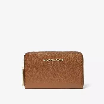 Кошелек Michael Michael Kors Small Pebbled Leather, коричневый