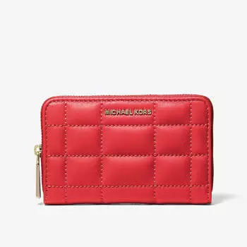 Кошелек Michael Michael Kors Small Quilted Leather, красный