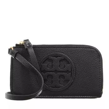 Кошелек miller zip card case Tory Burch, черный