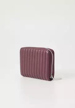 Кошелек MINI LINE QUILT ZIP AROUND Calvin Klein, бордовый