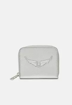 Кошелек MINI Zadig & Voltaire, серебристый