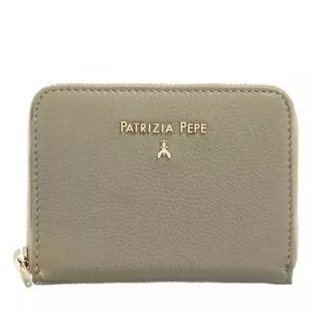 Кошелек mini zip around sage Patrizia Pepe, зеленый