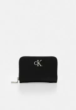 Кошелек MINIMAL MONOGRAM ZIP AROUND Calvin Klein Jeans, цвет black