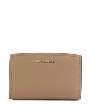 Кошелек MK Charm из зернистой кожи Michael Kors, коричневый