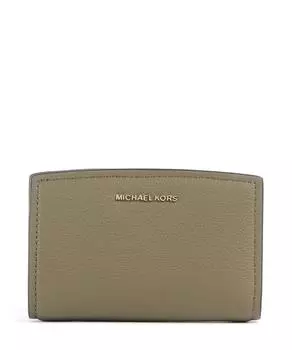 Кошелек MK Charm из зернистой кожи Michael Kors, зеленый