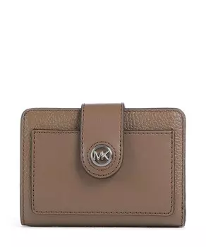 Кошелек mk с подвесками из зернистой яловой кожи Michael Kors, коричневый