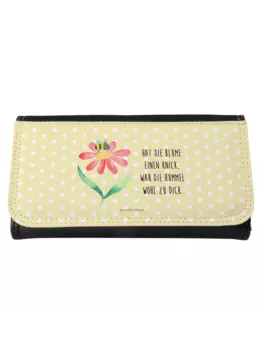 Кошелек Mr. & Mrs. Panda, желтый пастельный