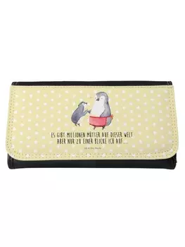 Кошелек Mr. & Mrs. Panda, желтый пастельный