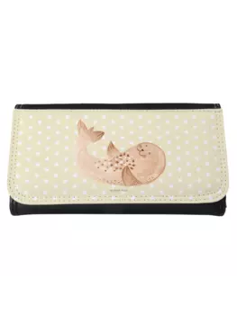 Кошелек Mr. & Mrs. Panda, желтый пастельный