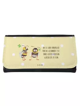 Кошелек Mr. & Mrs. Panda, желтый пастельный