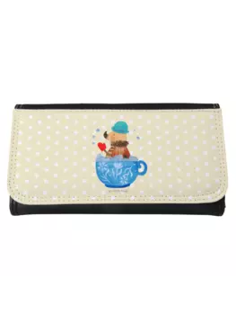 Кошелек Mr. & Mrs. Panda, желтый пастельный