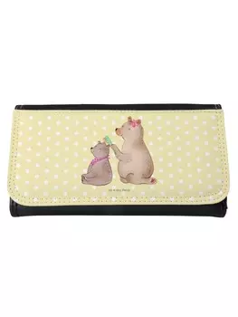 Кошелек Mr. & Mrs. Panda, желтый пастельный