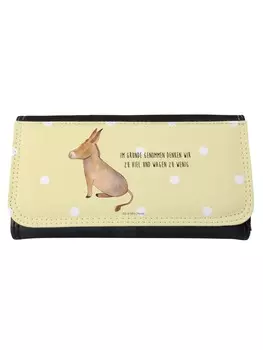 Кошелек Mr. & Mrs. Panda, желтый пастельный