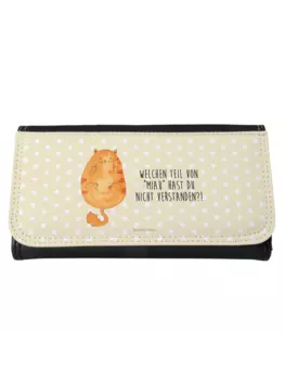 Кошелек Mr. & Mrs. Panda, желтый пастельный