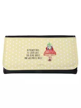 Кошелек Mr. & Mrs. Panda, желтый пастельный