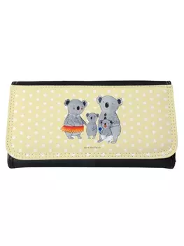 Кошелек Mr. & Mrs. Panda, желтый пастельный