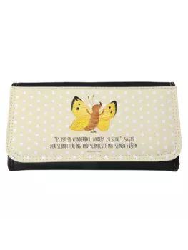 Кошелек Mr. & Mrs. Panda, желтый пастельный