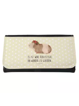 Кошелек Mr. & Mrs. Panda, желтый пастельный