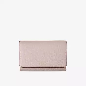 Кошелек Mulberry Continental кожаный с клапаном, розовый