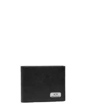 Кошелек мужской Armani Exchange кожаный, черный