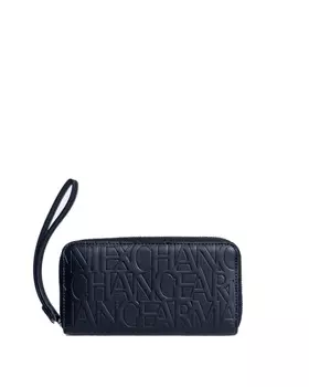 Кошелек мужской Armani Exchange с ремешком, черный