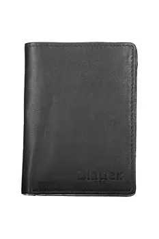 Кошелек мужской Blauer кожаный с 2 отделениями, черный