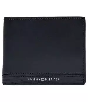 Кошелек мужской Tommy Hilfiger кожаный, черный