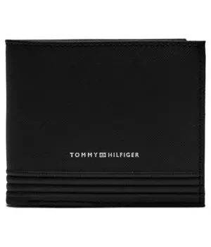 Кошелек мужской Tommy Hilfiger кожаный, черный