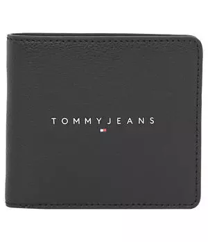 Кошелек мужской Tommy Jeans с логотипом, черный