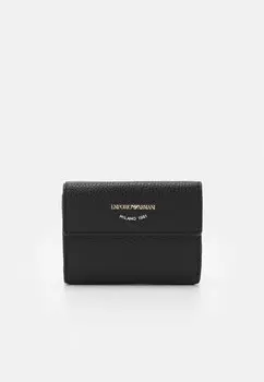 Кошелек MY TRIFOLD Emporio Armani, черный