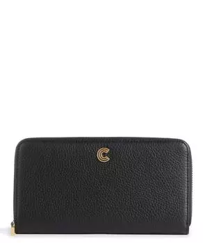 кошелек Myrine из зерненой кожи Coccinelle, черный