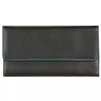 Кошелек MYWALIT Tri fold Zip Wallet Leder 17 cm, черный
