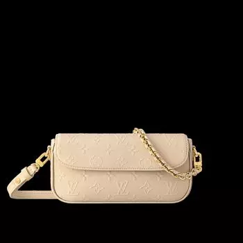 Кошелек на цепочке Ivy Louis Vuitton, бежевый
