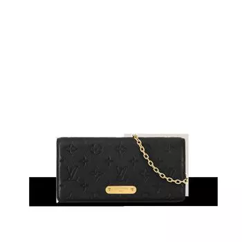Кошелек на цепочке Лилия Louis Vuitton, черный