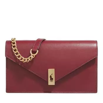 Кошелек на цепочке маленький кьянти Polo Ralph Lauren, красный