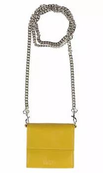 Кошелек на цепочке MM6 Maison Margiela, желтый