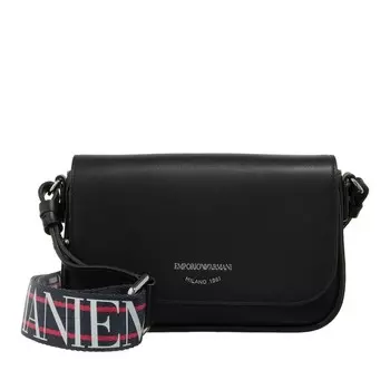 Кошелек на цепочке nero Emporio Armani, черный