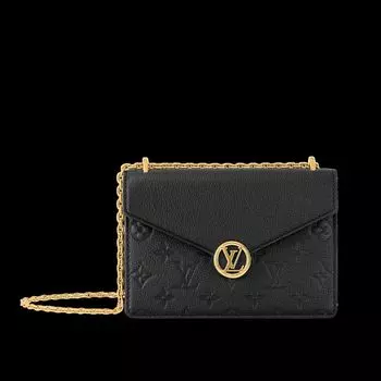 Кошелек на цепочке Rosy Louis Vuitton, черный