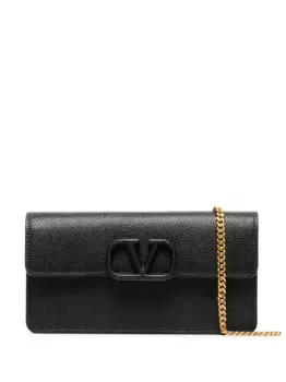 Кошелек на цепочке с логотипом VLogo Signature VALENTINO GARAVANI, черный