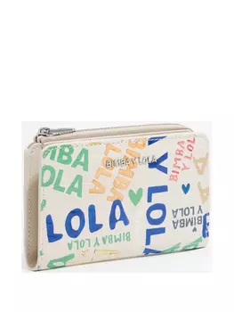 Кошелек на молнии Bimba y Lola с логотипом, белый