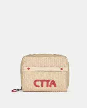 Кошелек на молнии Caminatta, бежевый