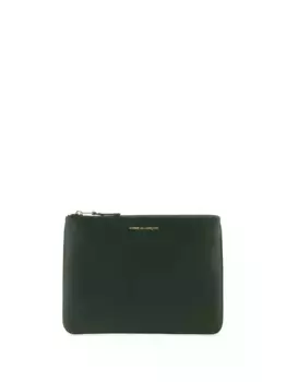 Кошелек на молнии Comme Des Garons Wallet, зеленый