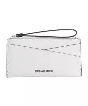 Кошелек на молнии и переднем кармане Michael Kors, белый