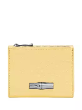 Кошелек на молнии Le Roseau Longchamp, желтый